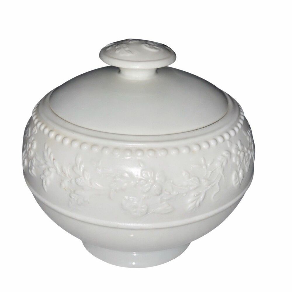 J.L. COQUET LIMOGES SATIN- Sugar Bowl With Lid - NWT - Rare
